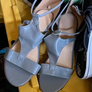Women's Gray Sandals